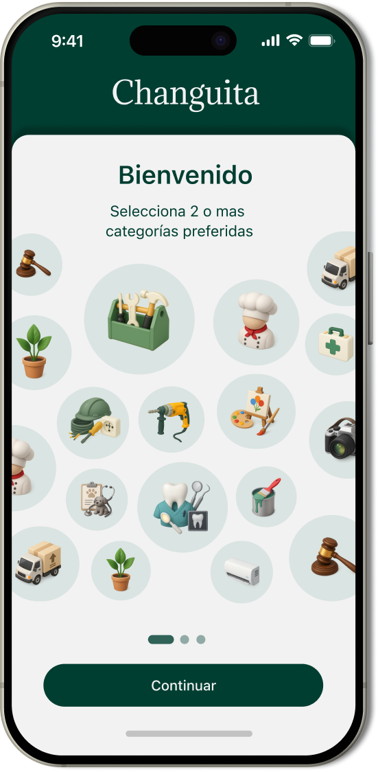 Changuita App Screenshot 2